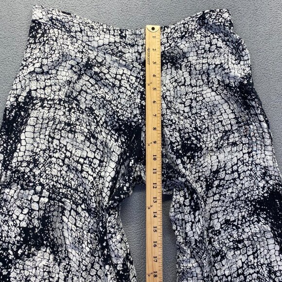 Solitaire Womens elastic Waist Wide Legs Pants Size Large 100% Rayon - Picture 7 of 14